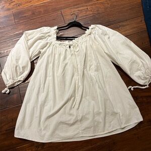 Nasty Gal ivory  Women's Top M-L